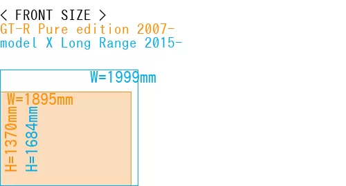 #GT-R Pure edition 2007- + model X Long Range 2015-